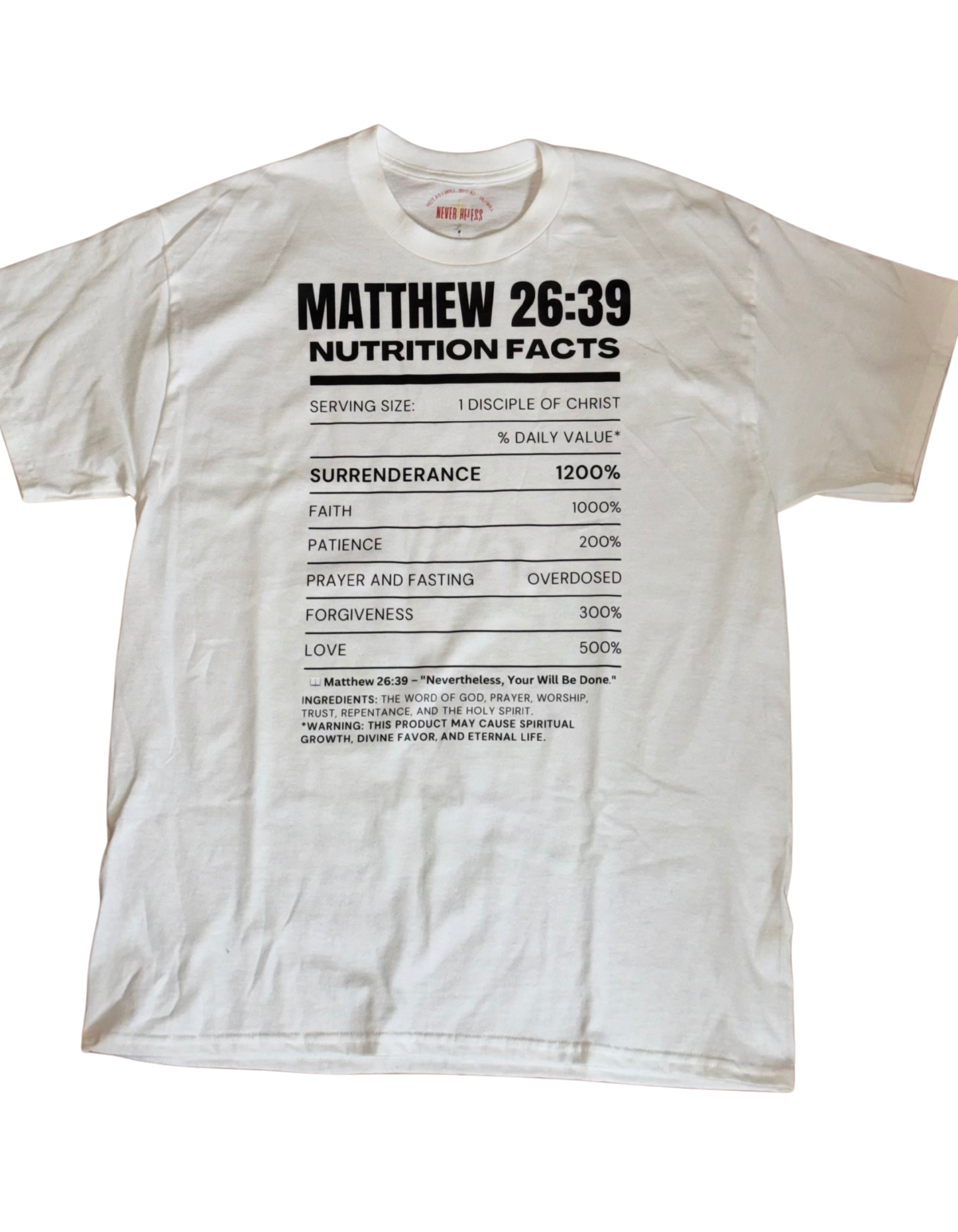 "Nutritional Facts" Tee